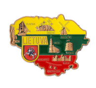 Lietuvos magnetas žemėlapio formos Lietuvos magnetas žemėlapio formos